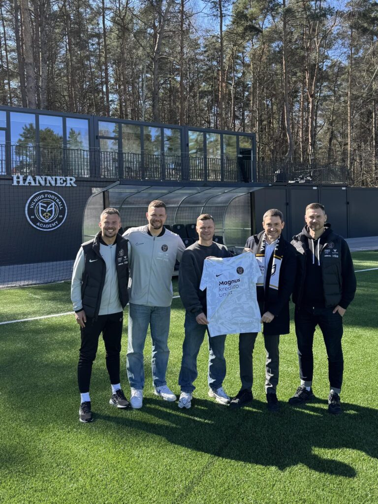 Nauja ir prasminga partnerystė – MAGNUS kredito unija tampa oficialiu Vilnius Football Academy finansiniu partneriu!