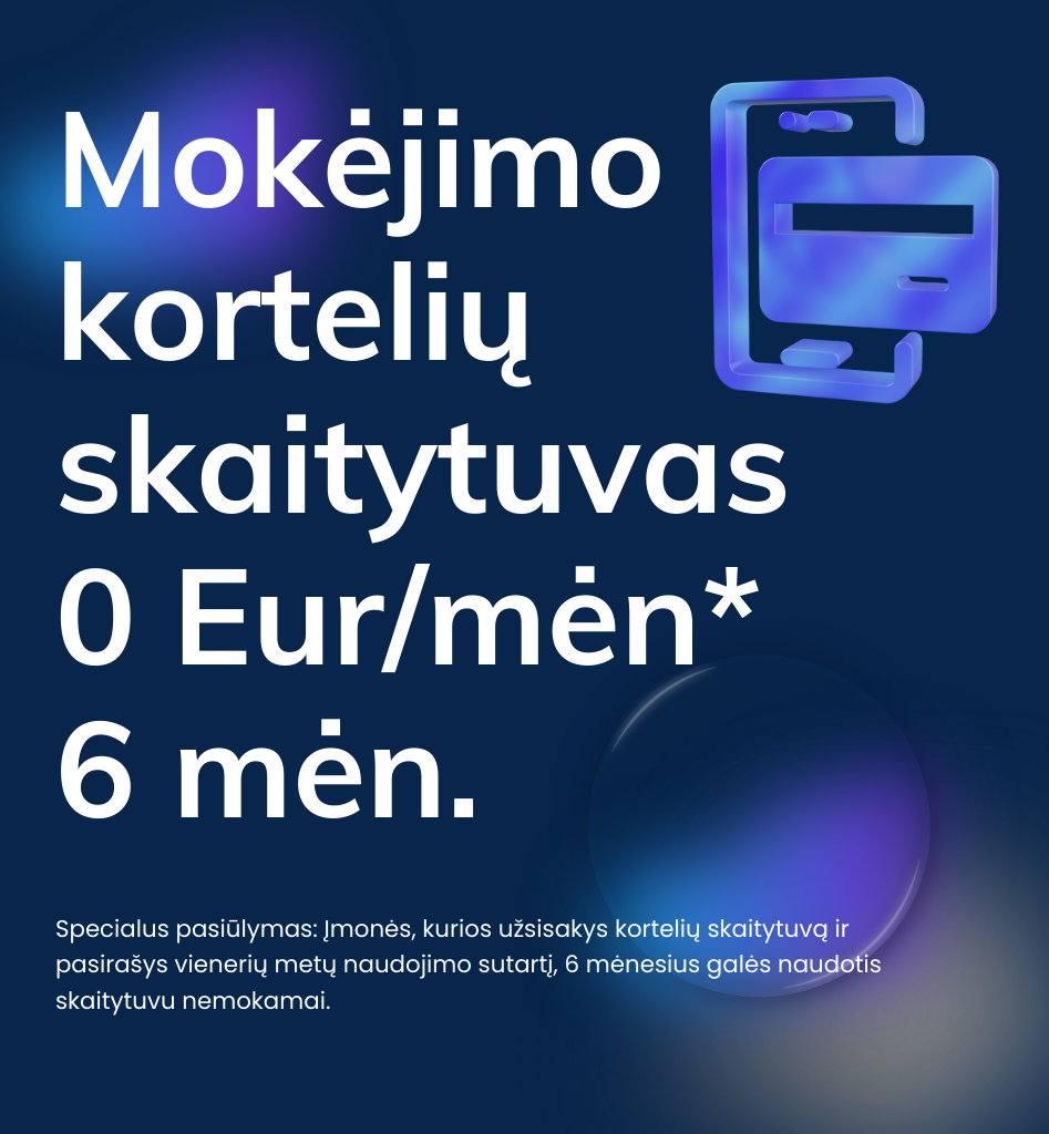 mokejimo korteliu-skaitytuvai kaina